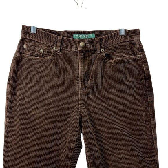 Vintage 8p RALPH LAUREN Women's Sable Brown Classic Corduroy Pants 8p - Picture 11 of 16